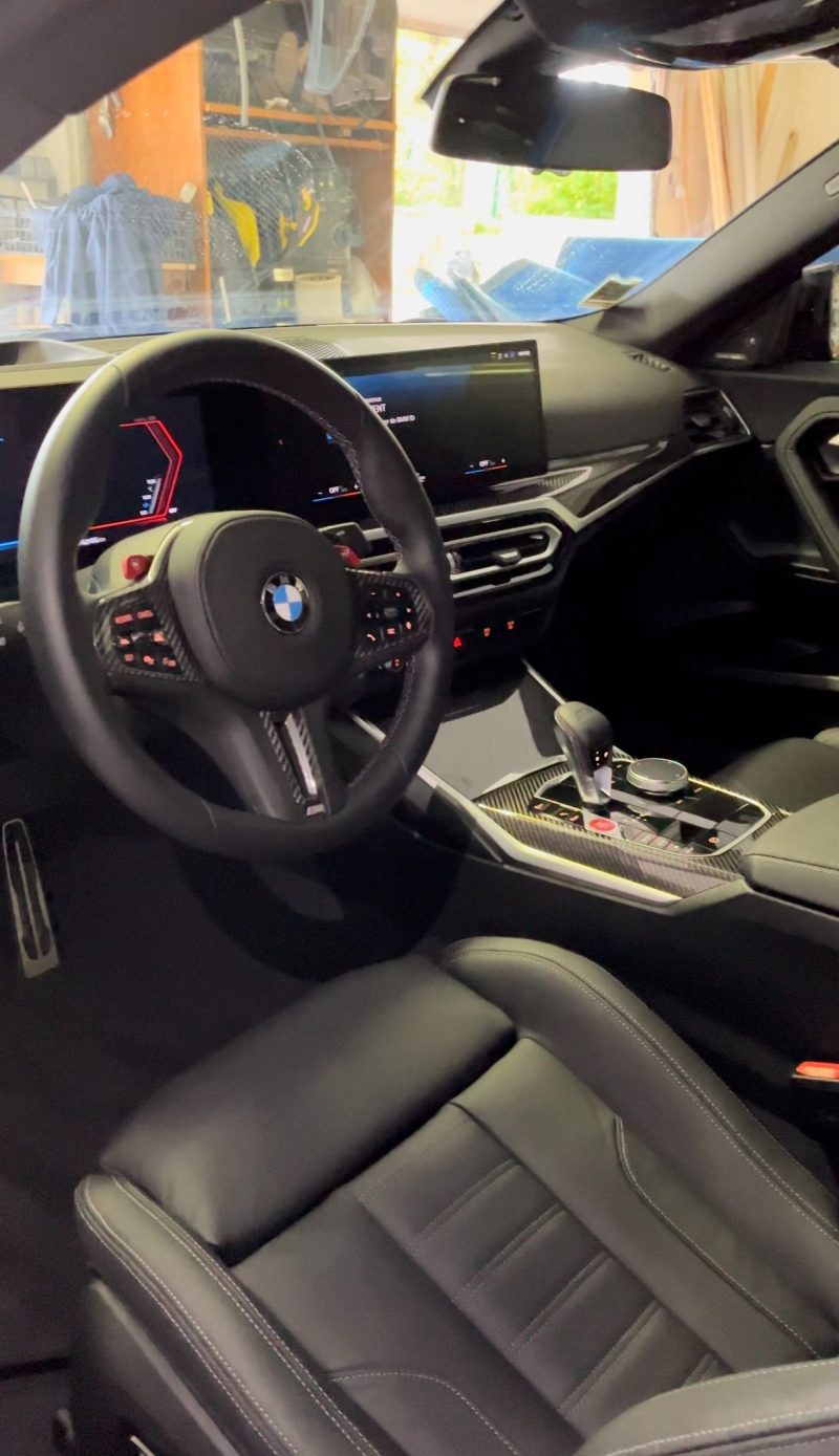 Nettoyage vapeur siège Porsche GTS